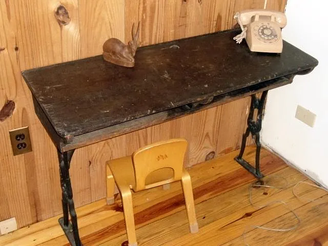 School desk from the good old days!