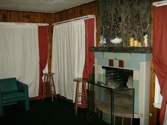 Porch with Fireplace