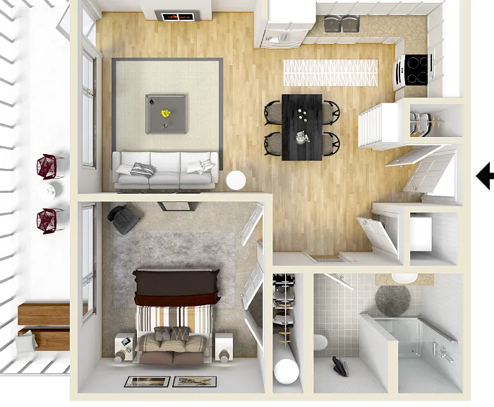 Catamaran Floorplan Diagram