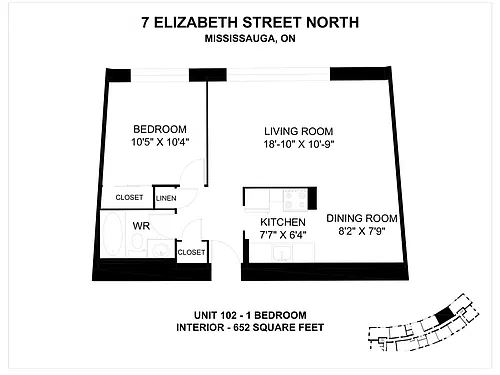 Floor plan 1 Bedroom