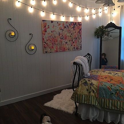 Feature wall in master