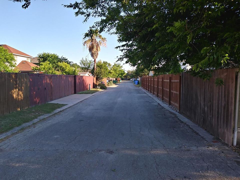 Alley behind house.