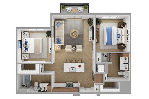 Floor plan B1