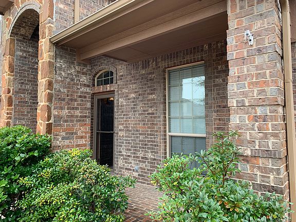 Covered Brick Front Porch