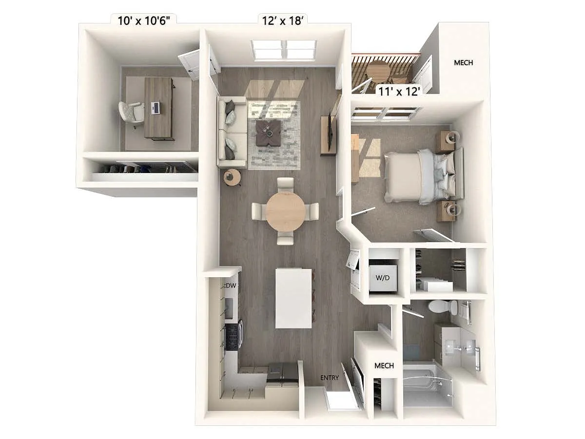 Floor plan AM14D