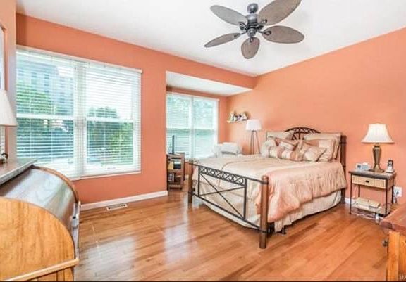 Master bedroom with lots of natural light