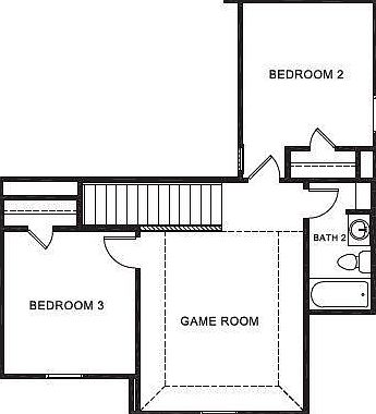 D.R. Horton''s Florence floorplan, 2nd floor - All Home and community information, including pricing, included features, terms, availability and amenities, are subject to change at any time without notice or obligation. All Drawings, pictures, photographs, video, square footages, floor plans, elevations, features, colors and sizes are approximate for illustration purposes only and will vary from the homes as built.