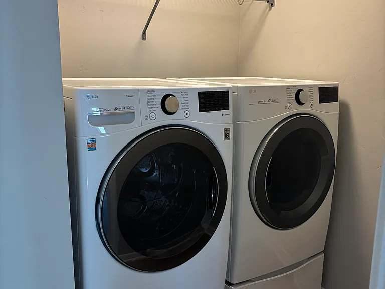 Laundry Room with Washer & Dryer Included