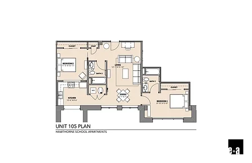 Floor plan 105