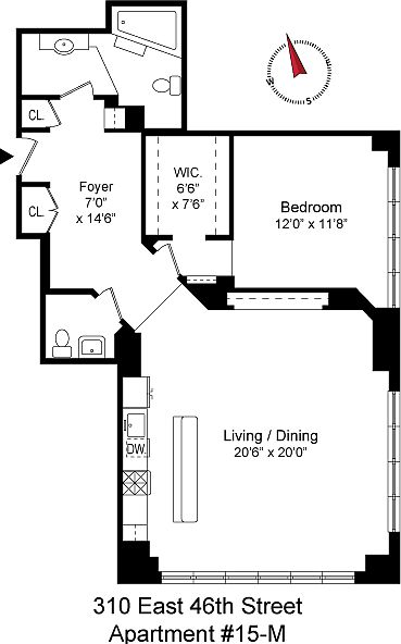 1st image of 310 E 46th St APT 15M