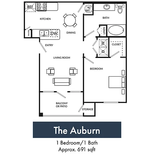 Floor plan The Auburn