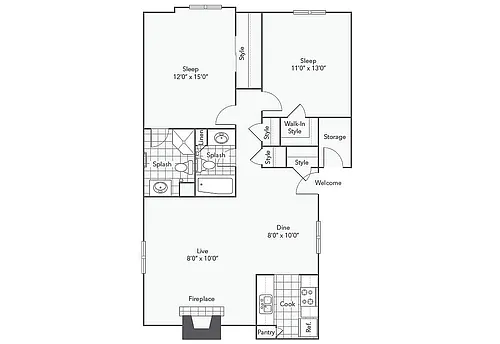 Floor plan B5