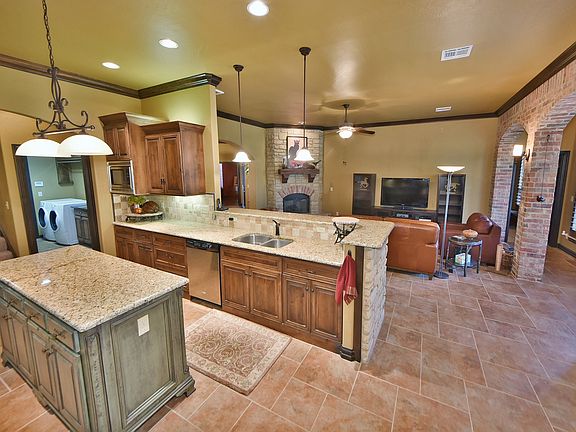 Kitchen is Open to Living