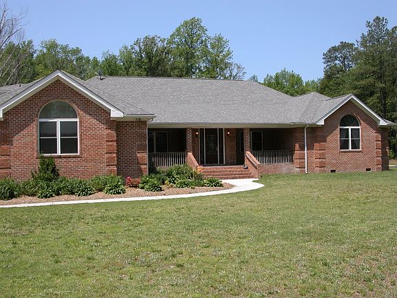 Large country front porch