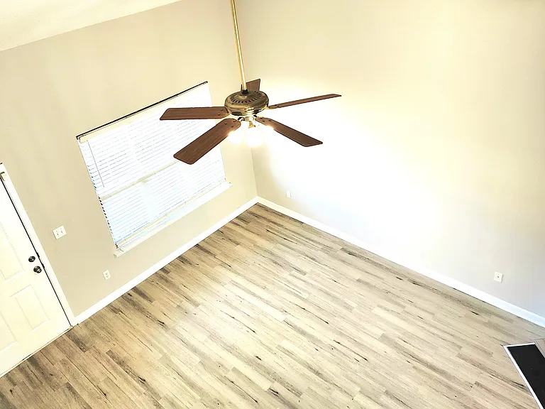 Aerial view of the living room