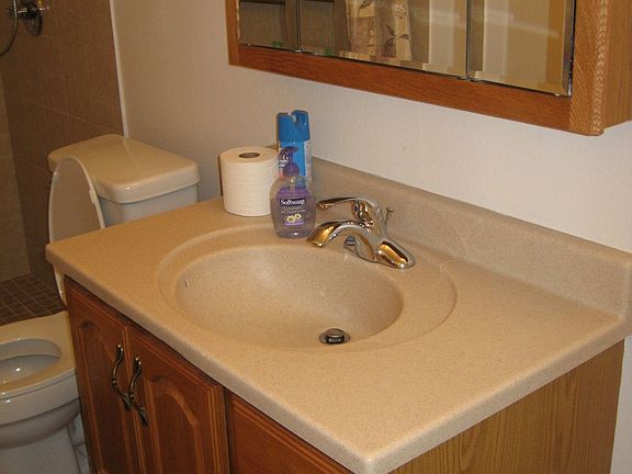 Bathroom is completely re-modeled