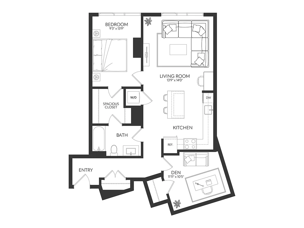 Floor plan A201D