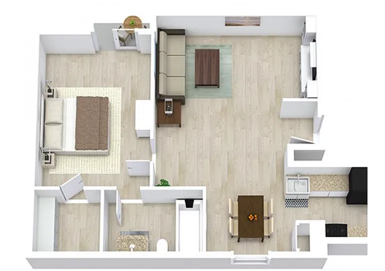 Floor plan 1X1