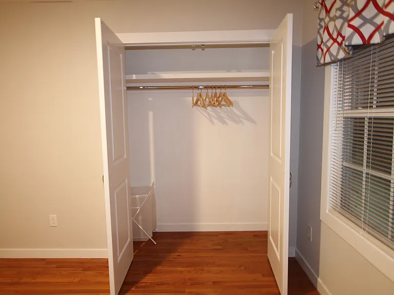 Convenient closet and additional storage space