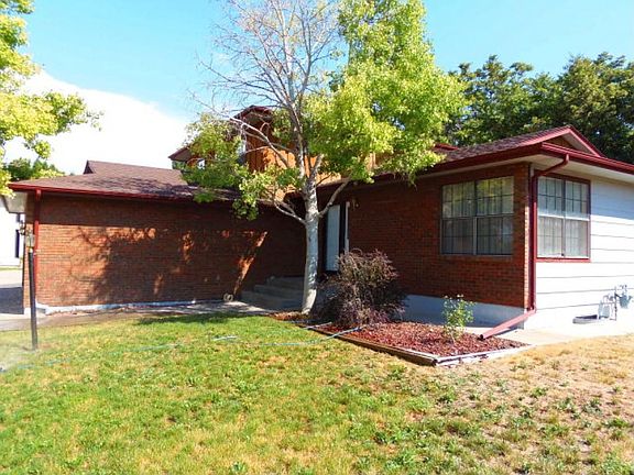 Brick exterior front facade