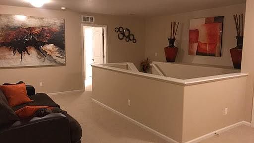 3rd floor living area with master 2nd bedroom