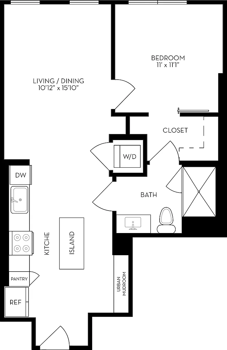 Floor plan 1B2