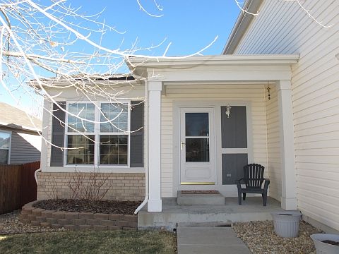 Inviting Covered Front Porch