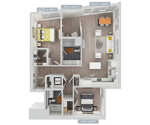 Floor plan B23S-1302SF-B12-2