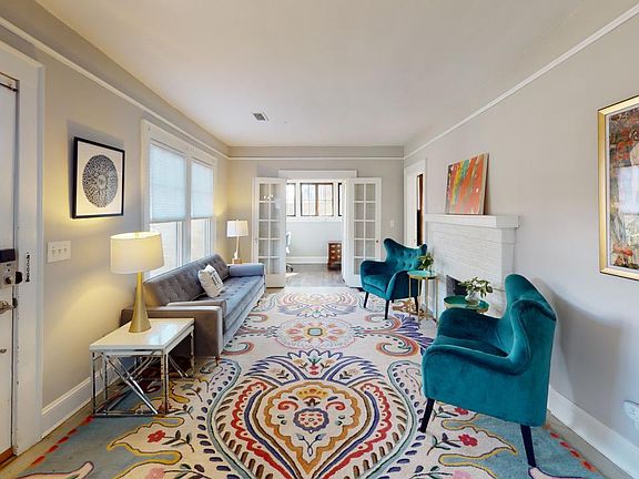 Entrance/Living Room looking towards office space.