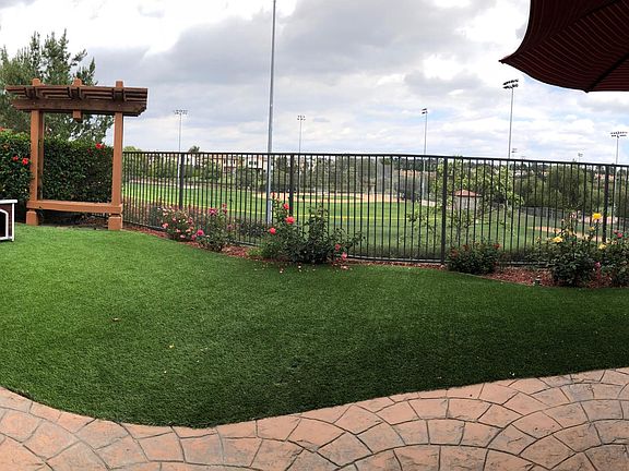 Panoramic backyard