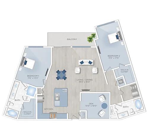 Floor plan Willowick (C6)