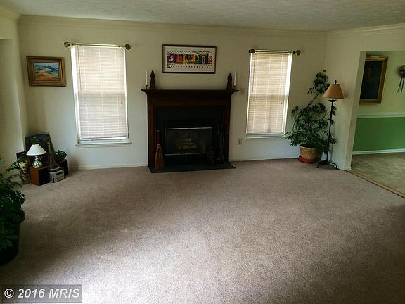 Spacious living room area.