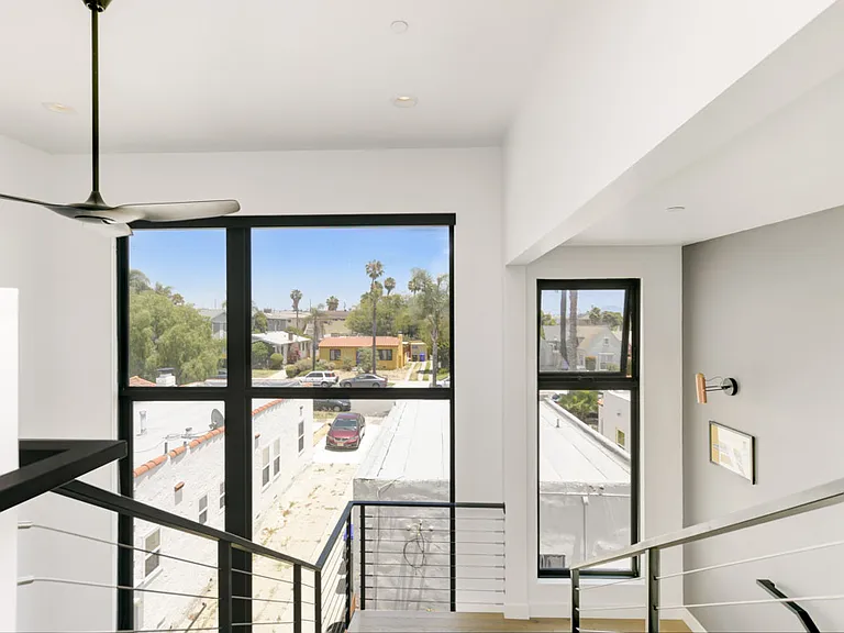 From top of stairs