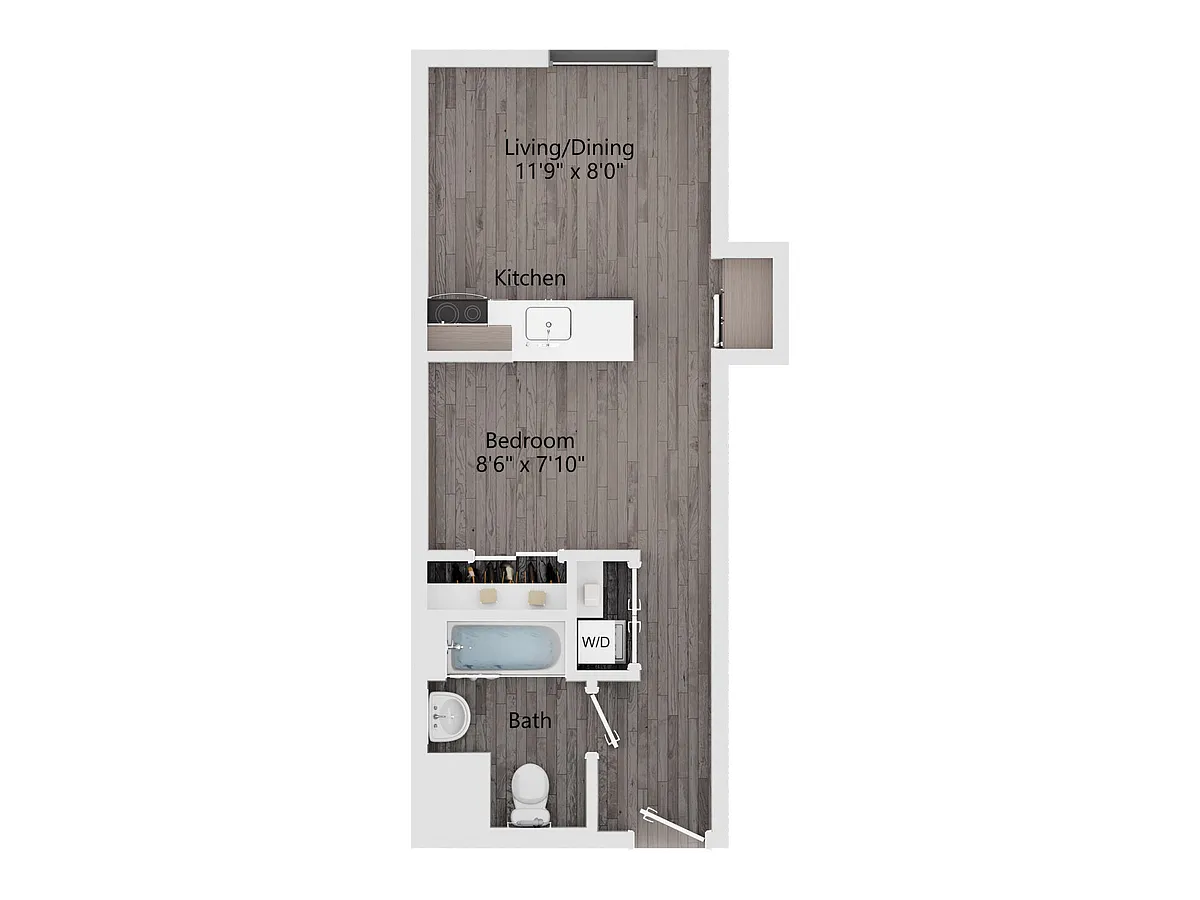Floor plan Studio