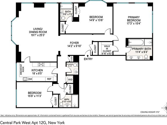 2nd image of 15 Central Park W APT 12G