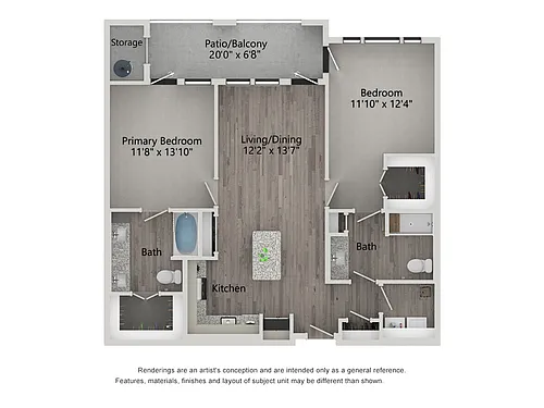 Floor plan B2