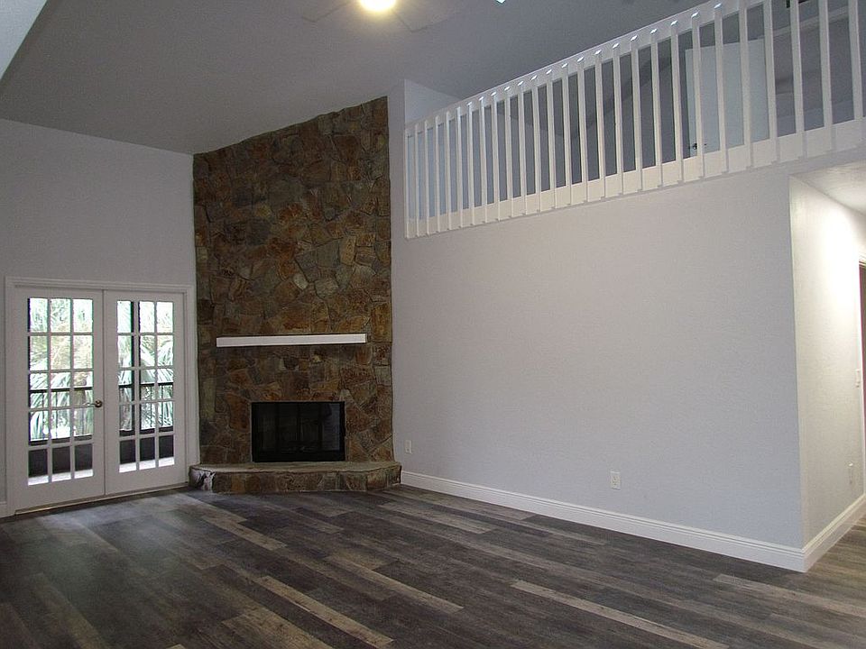 Living Room With Fireplace