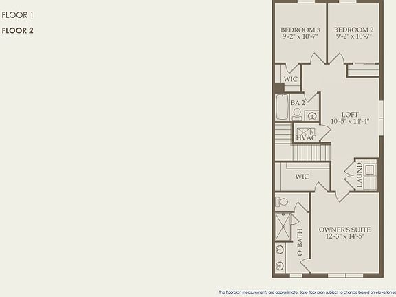 Cobalt Floor Plan, Quick Move-in Home, Floor 2