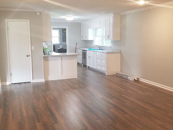 Open concept kitchen. 