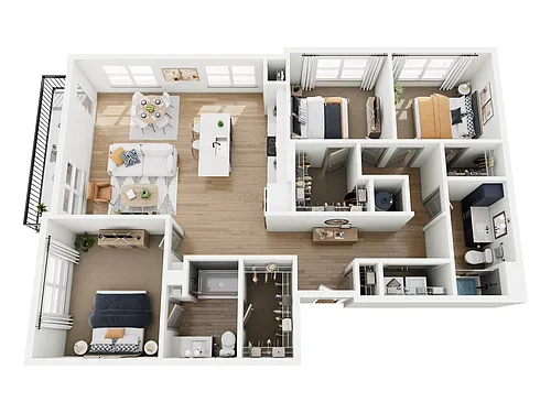 Floor plan C1