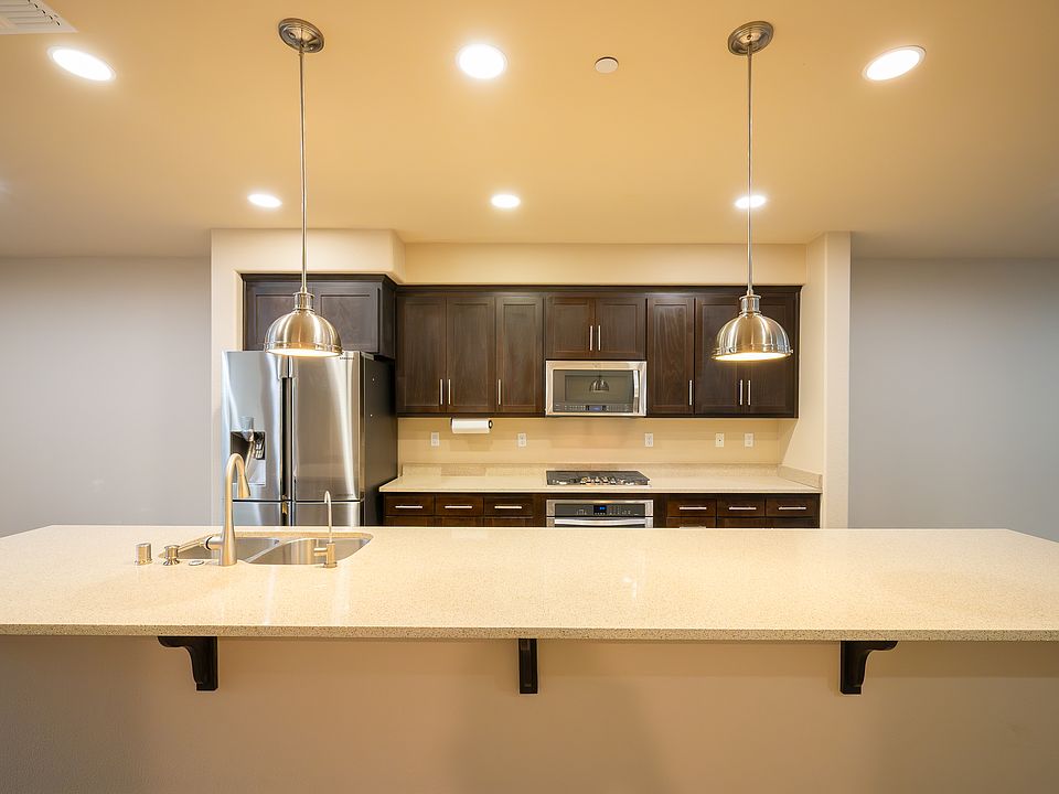 Kitchen, family room & living room