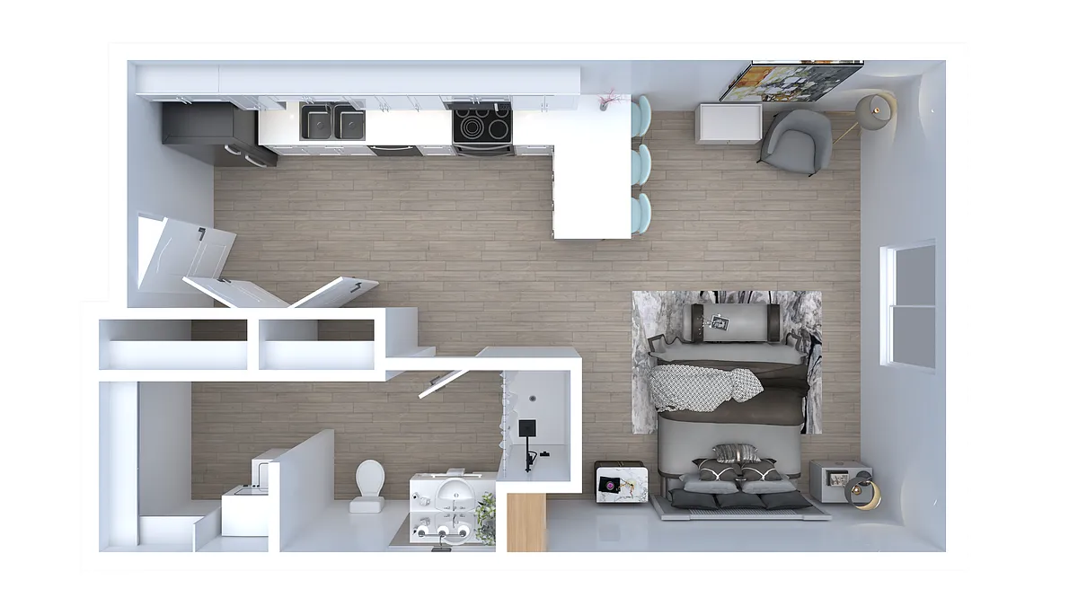 Floor plan Studio C