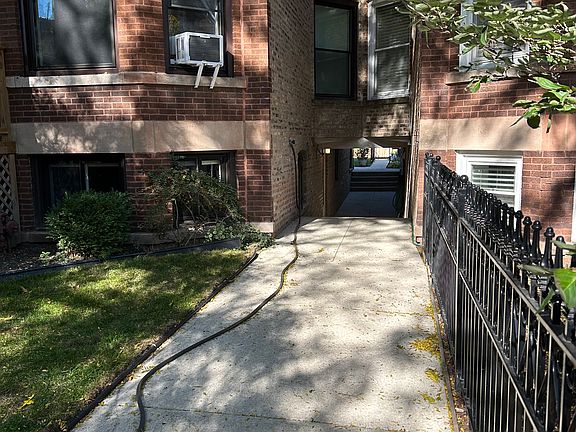 Sidewalk to private entrance