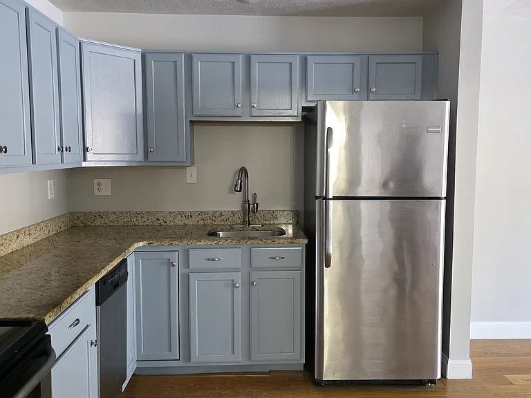 Front view of kitchen