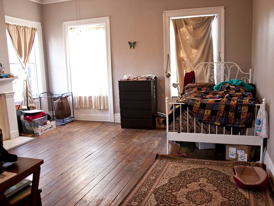 The bedroom is huge.