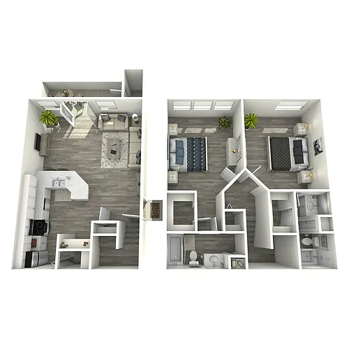 Floor plan 2x2 TH