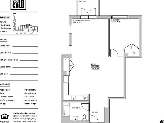 2nd image of 250 Gold St #123