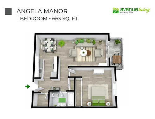 Floor plan 307