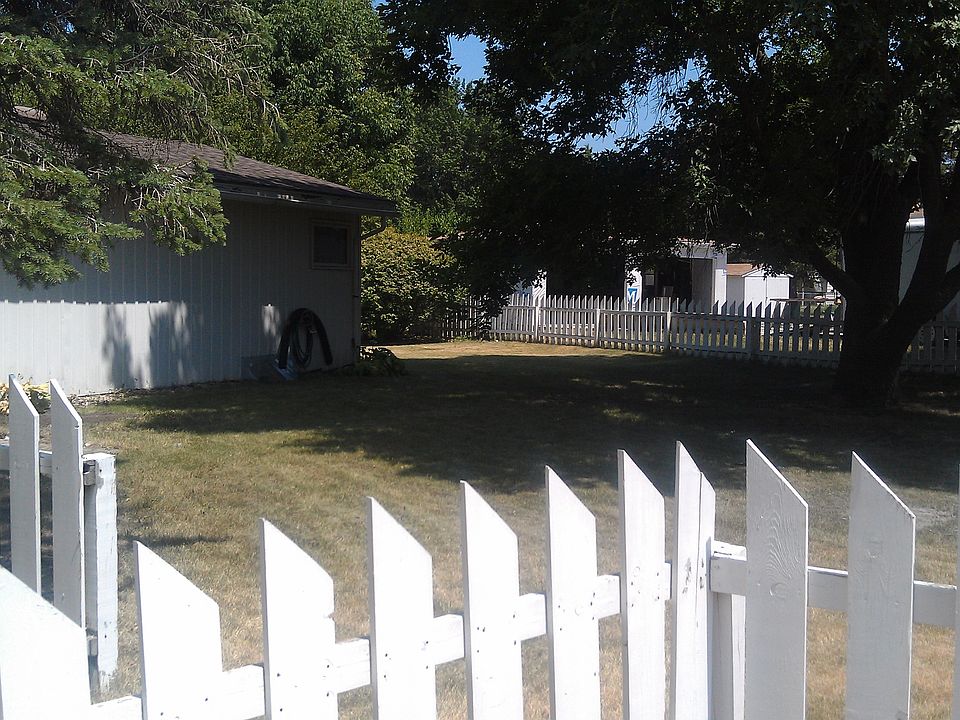 Fenced back yard
