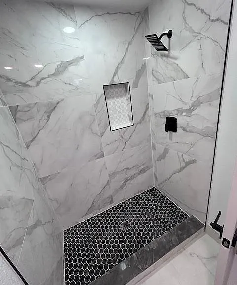Walk in shower